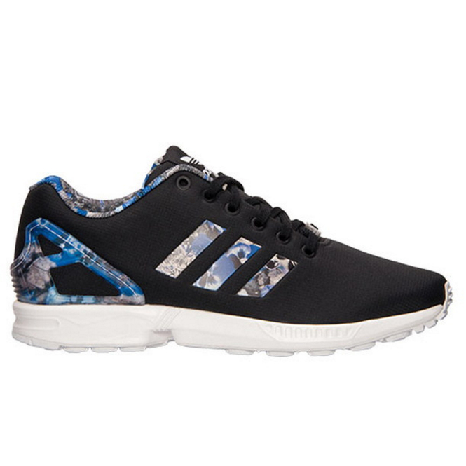 아디다스 Mens Adidas Zx Flux Floral Print Casual Shoes AQ8601